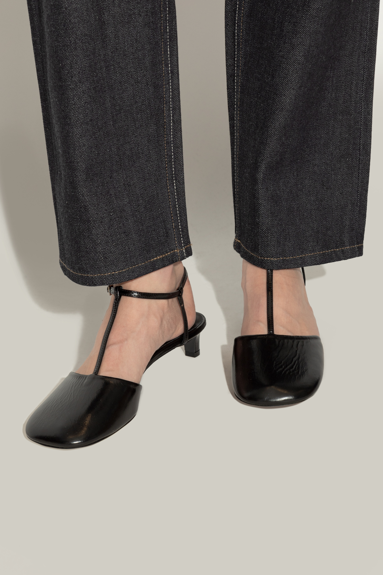 Black Heeled shoes JIL SANDER - Shoes Horizon Blue Womens